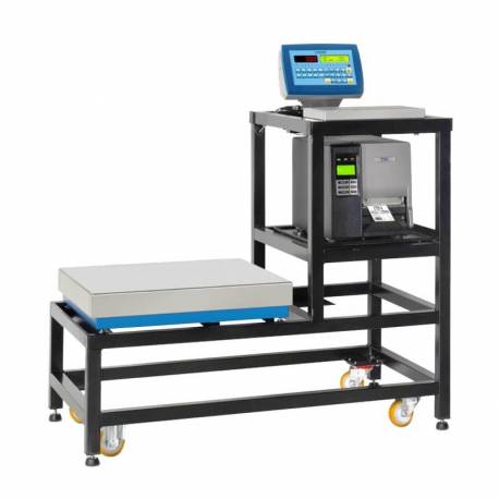 Carrello per bilancia a due piattaforme