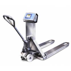 Transpallet Pesatore in acciaio inox AISI316
