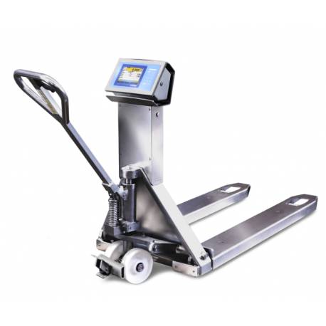 Transpallet Pesatore in acciaio inox AISI316