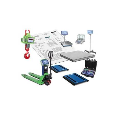 Servizio di Certificazione della taratura per Pesa Assi