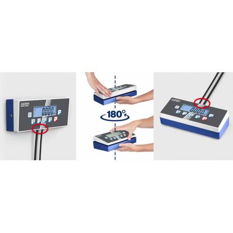 Indicatore flip/flop con deviazione cavi