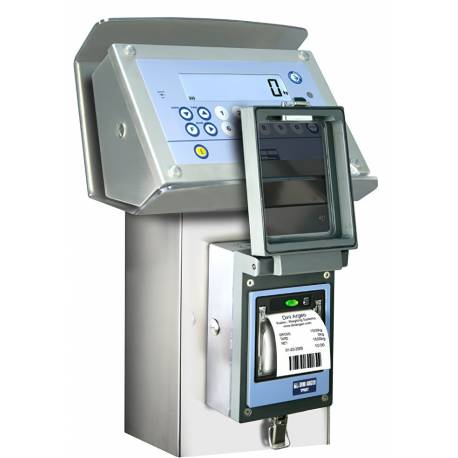 Stampante termica iTPRXTP montata su transpallet