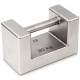 Peso campione rettangolare M1 con maniglia 20 kg acciaio inox