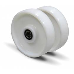 Coppia di ruote guida in Nylon per timone.