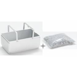 Vasca con sfere di alluminio