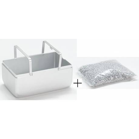 Vasca con sfere di alluminio