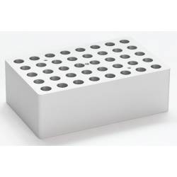 Blocco con 40 fori per provette da 1,5 ml