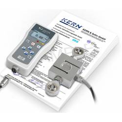 Certificato di taratura ISO per TRAZIONE  su dinamometri fino a 500 newton