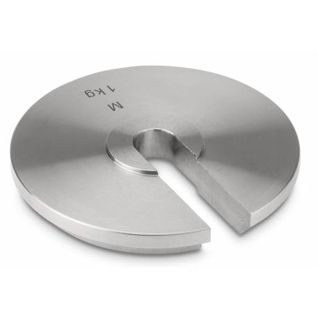 Massa campione a disco da 1 kg classe M1