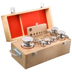 Pesiera Certificata Accredia classe M1 da 1 mg a 5 kg