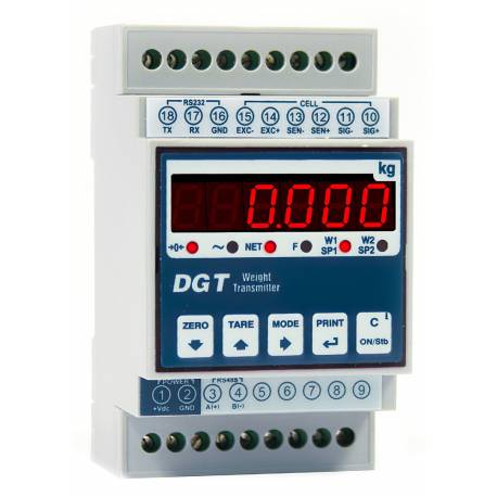 Trasmettitore e Indicatore di Peso Digitale DGT1