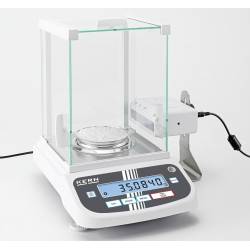 Ionizzatore ABP-A01 esempio appl con bilancia analitica