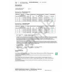 Certificato di taratura ISO su Torsiometri SAUTER 