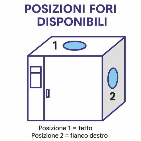 Servizio di ampliamento foro passaggio sonde per stufe