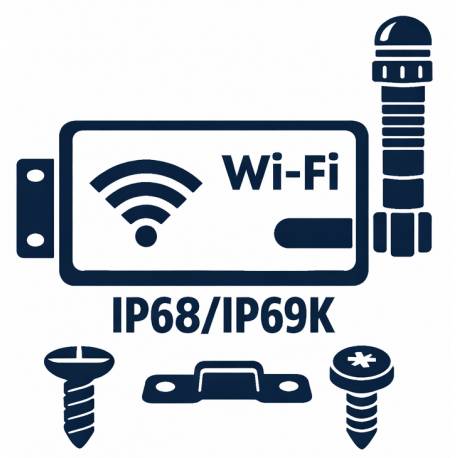 Porta di comunicazione WiFi con antenna IP68/IP69K