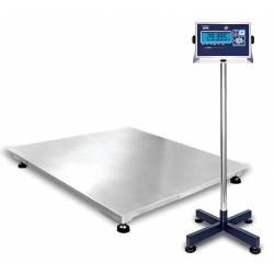 Bilancia da Pavimento Inox 1500 kg Piattaforma 1000x1000