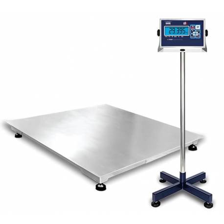 Bilancia da Pavimento Inox 1500 kg Piattaforma 1000x1000