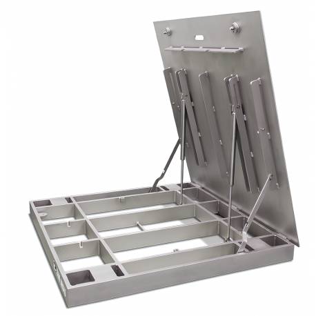 Piattaforma da pavimento inox ETI HYGIENX lavabile IP69K