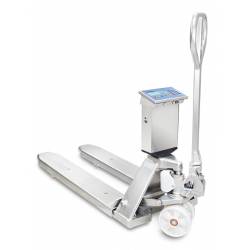 Transpallet in Acciaio Inox con Bilancia serie TPWLKI