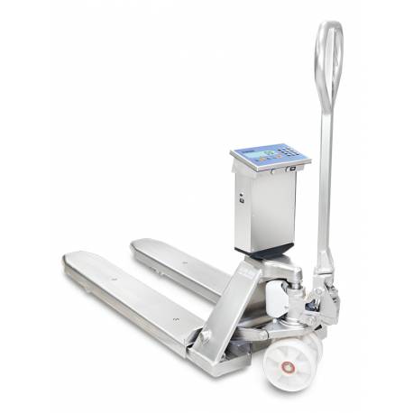 Transpallet in Acciaio Inox con Bilancia serie TPWLKI