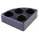 Blocco porta provette VIOLA 4 posti provette 20ml