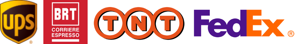 Spediamo con corriere espresso UPS, BRT, TNT e Fedex
